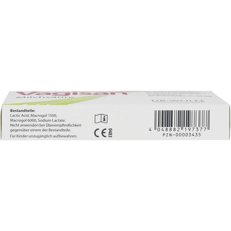 VAGISAN Milchsäure Vaginalzäpfchen
