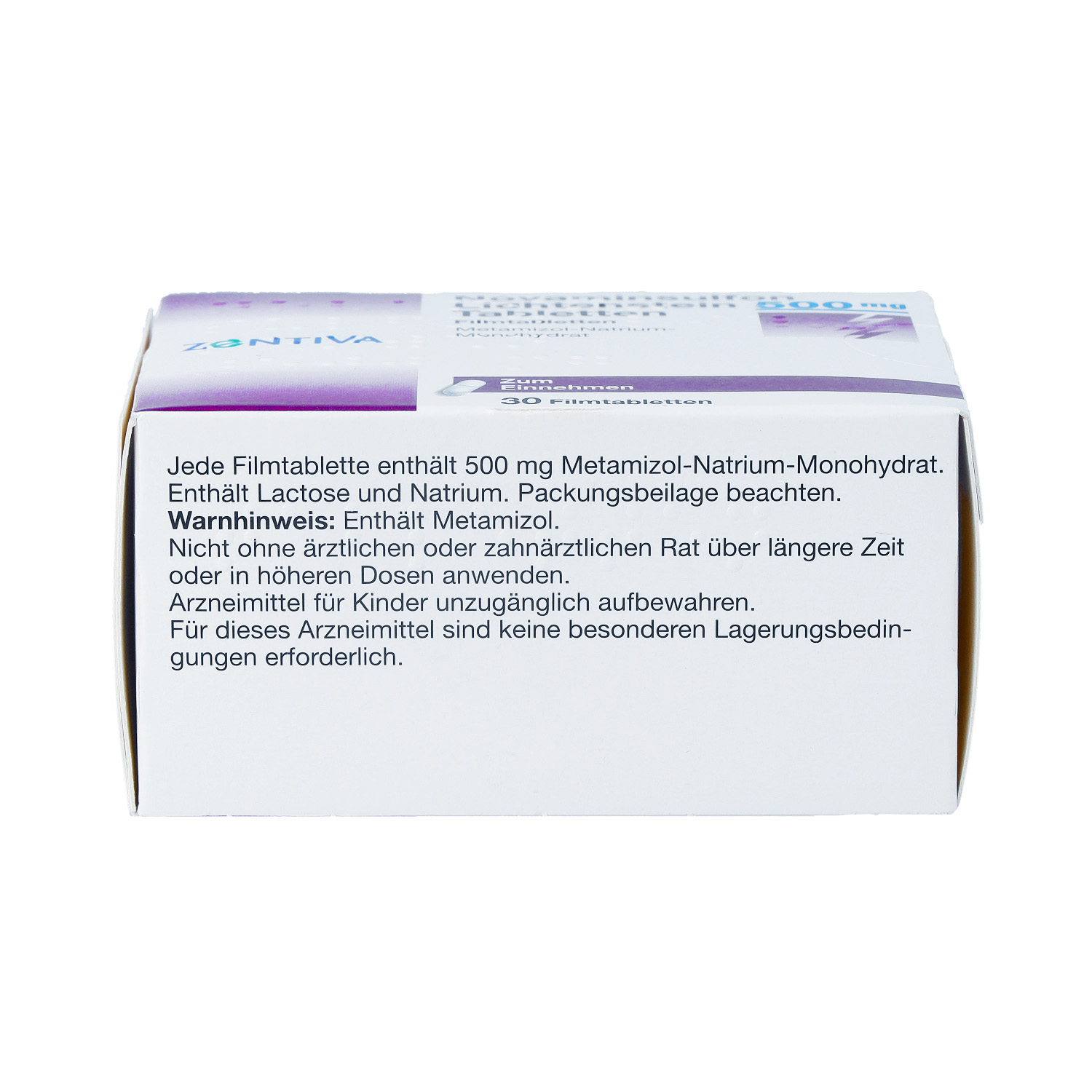 NOVAMINSULFON Lichtenstein 500 mg Filmtabletten