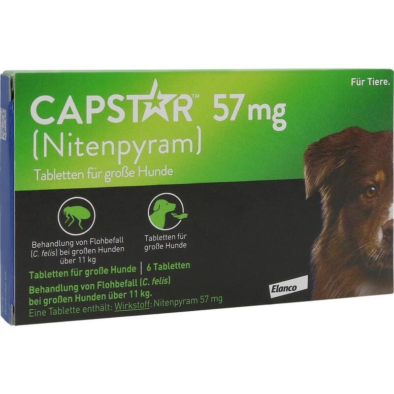 CAPSTAR 57 mg Tabletten f.große Hunde