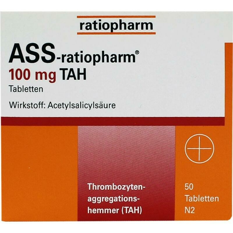 ASS-ratiopharm 100 mg TAH Tabletten