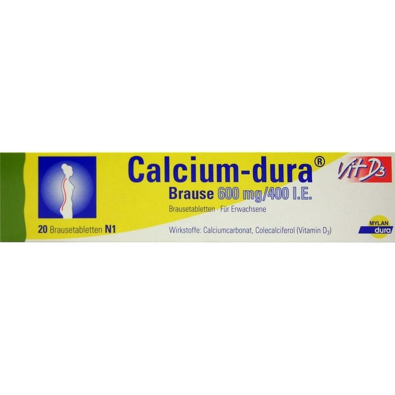 CALCIUM DURA Vit D3 Brause 600 mg/400 I.E.