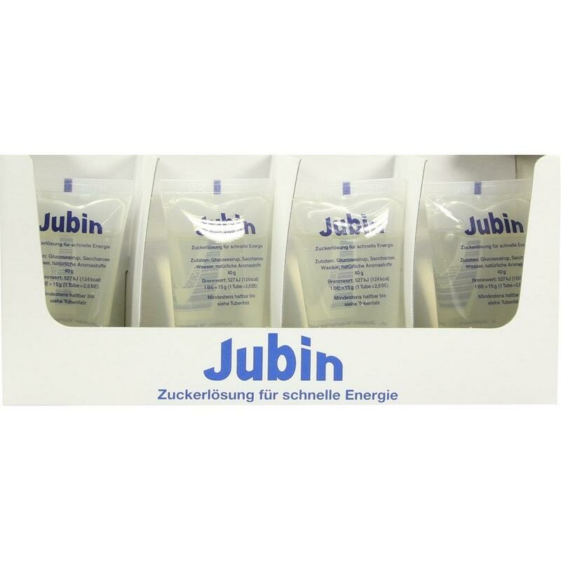 JUBIN Zuckerlösung schnelle Energie Tube