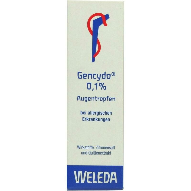 GENCYDO 0,1% Augentropfen