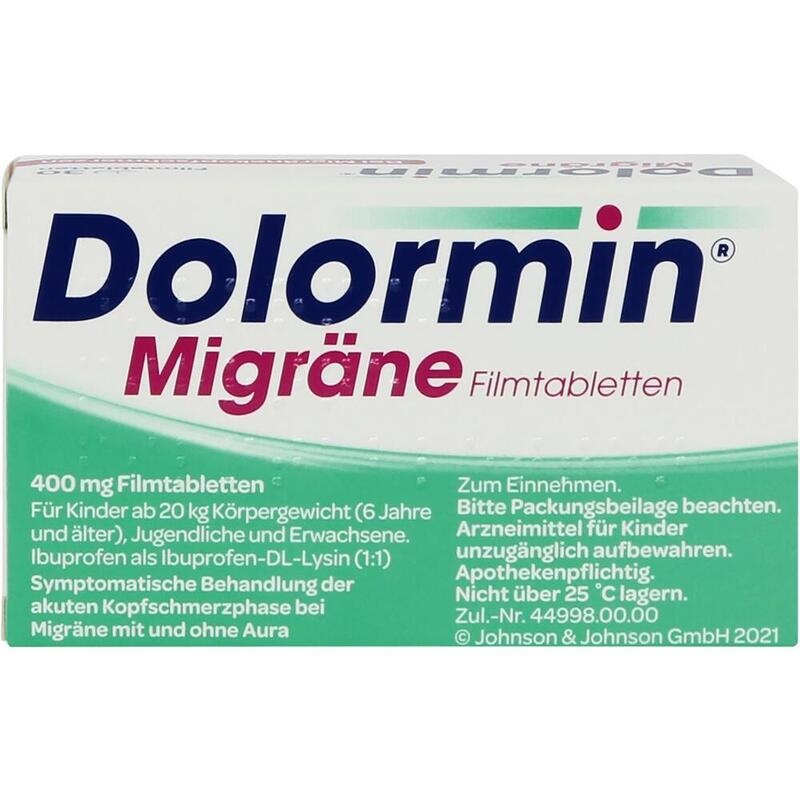 DOLORMIN Migräne Filmtabletten