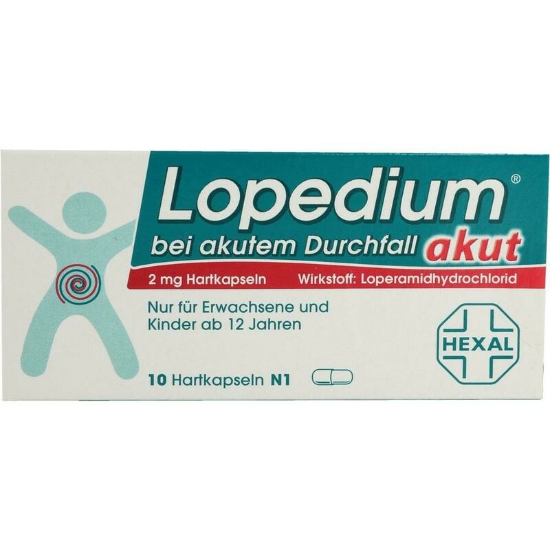 LOPEDIUM akut bei akutem Durchfall Hartkapseln
