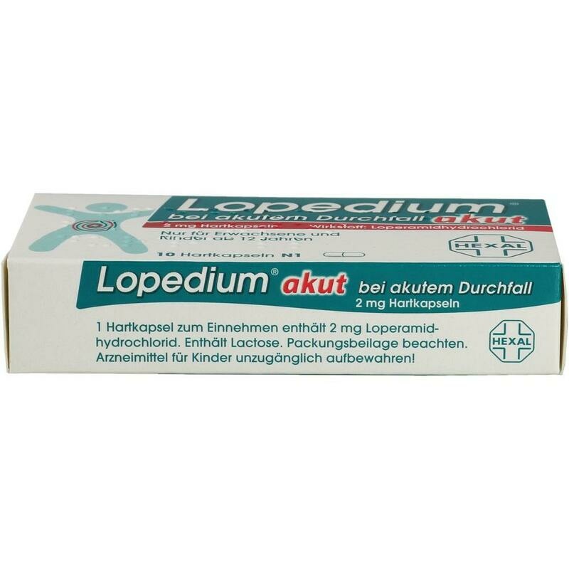 LOPEDIUM akut bei akutem Durchfall Hartkapseln
