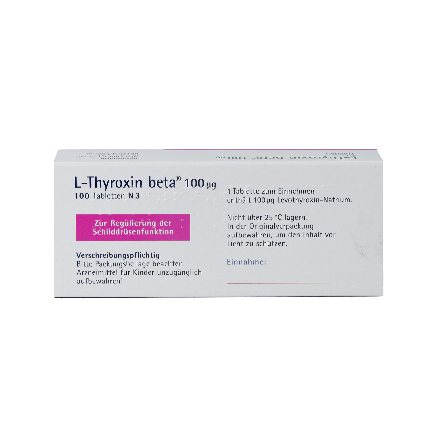 L-THYROXIN beta 100 μg Tabletten
