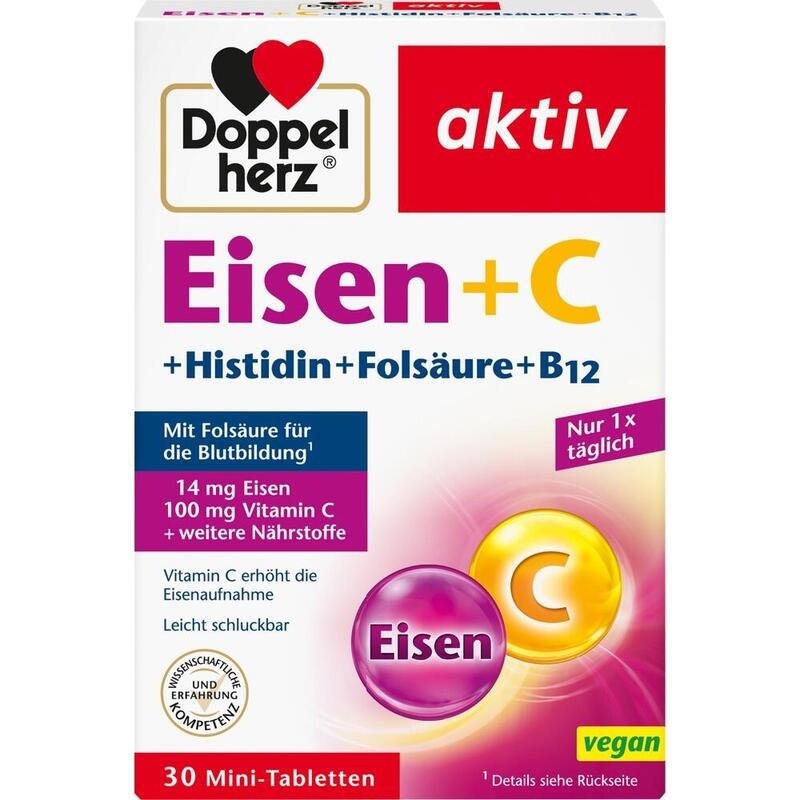DOPPELHERZ Eisen+Vit.C+L-Histidin Tabletten