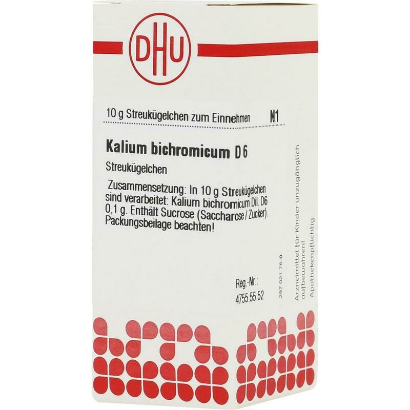 KALIUM BICHROMICUM D 6 Globuli