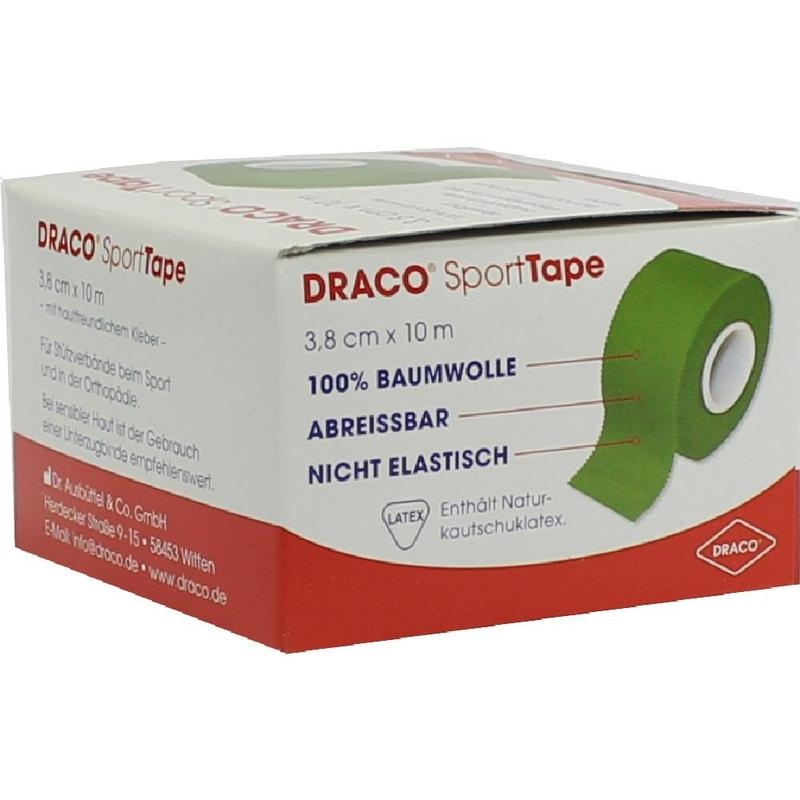 DRACO TAPEVERBAND 3,8 cmx10 m grün