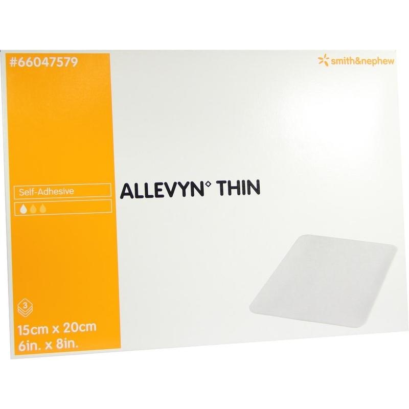ALLEVYN Thin 15x20 cm dünne Wundauflage