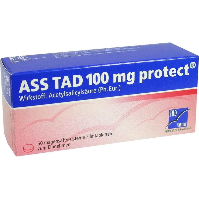 ASS TAD 100 mg protect magensaftres.Filmtabletten