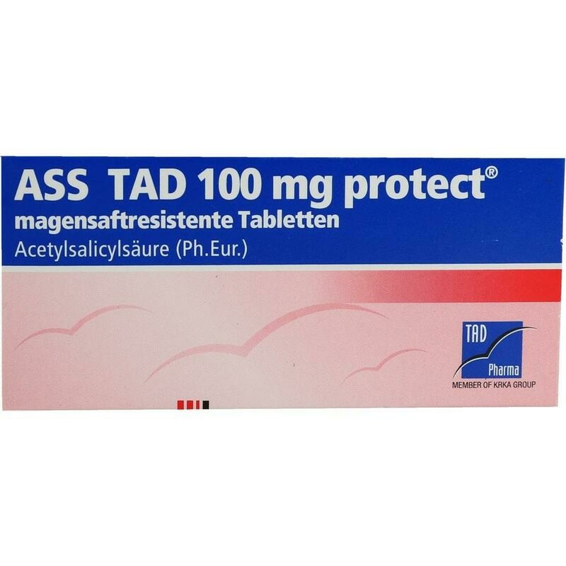 ASS TAD 100 mg protect magensaftres.Filmtabletten
