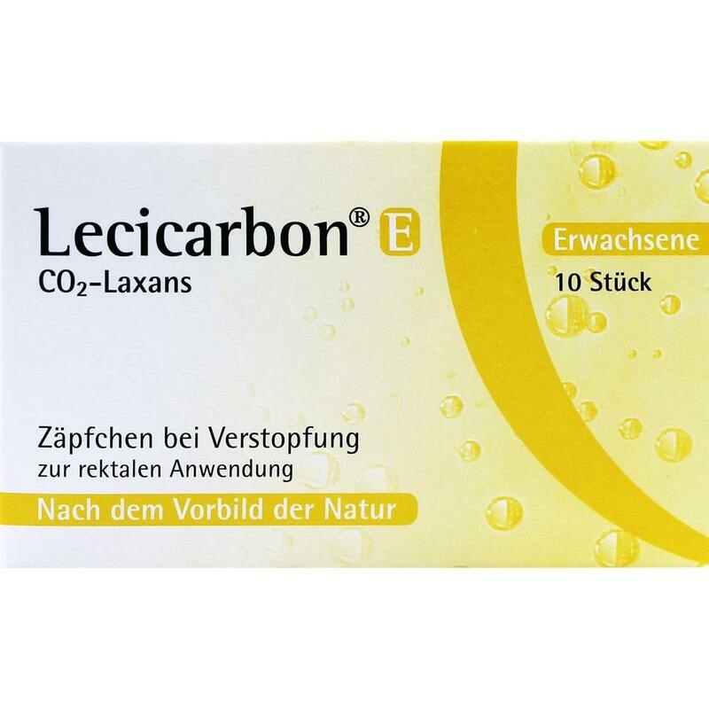 LECICARBON E CO2 Laxans Erwachsenensuppositorien