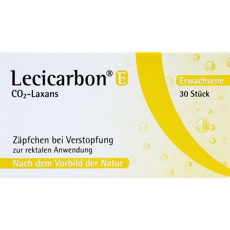 LECICARBON E CO2 Laxans Erwachsenensuppositorien