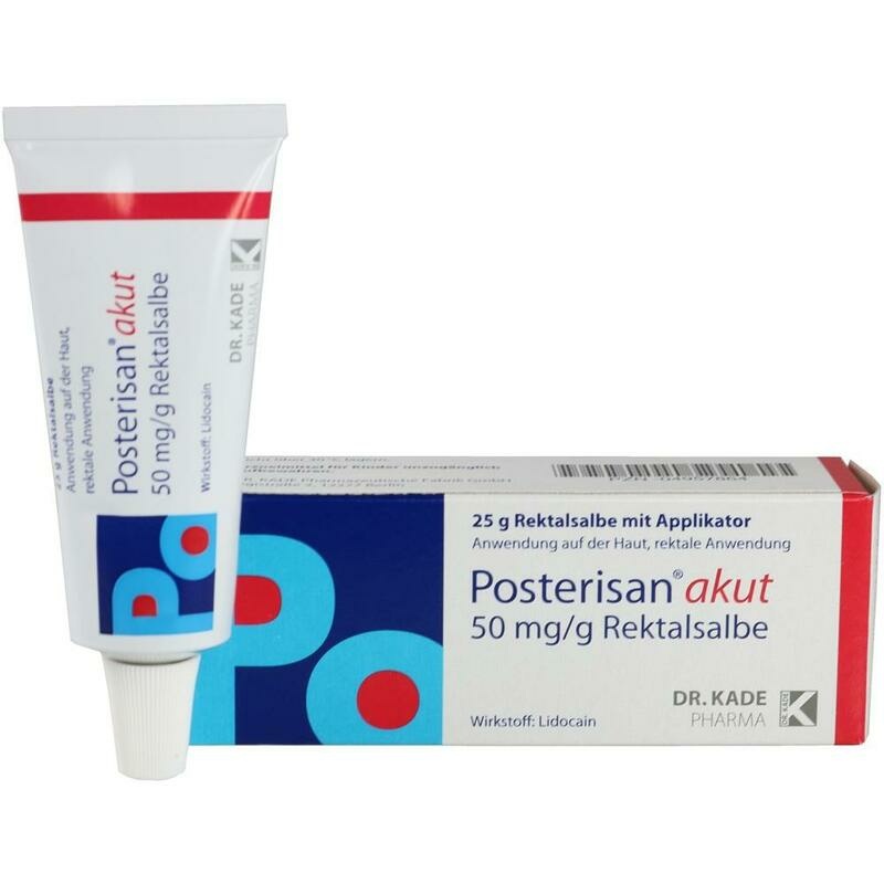 POSTERISAN akut 50 mg/g Rektalsalbe