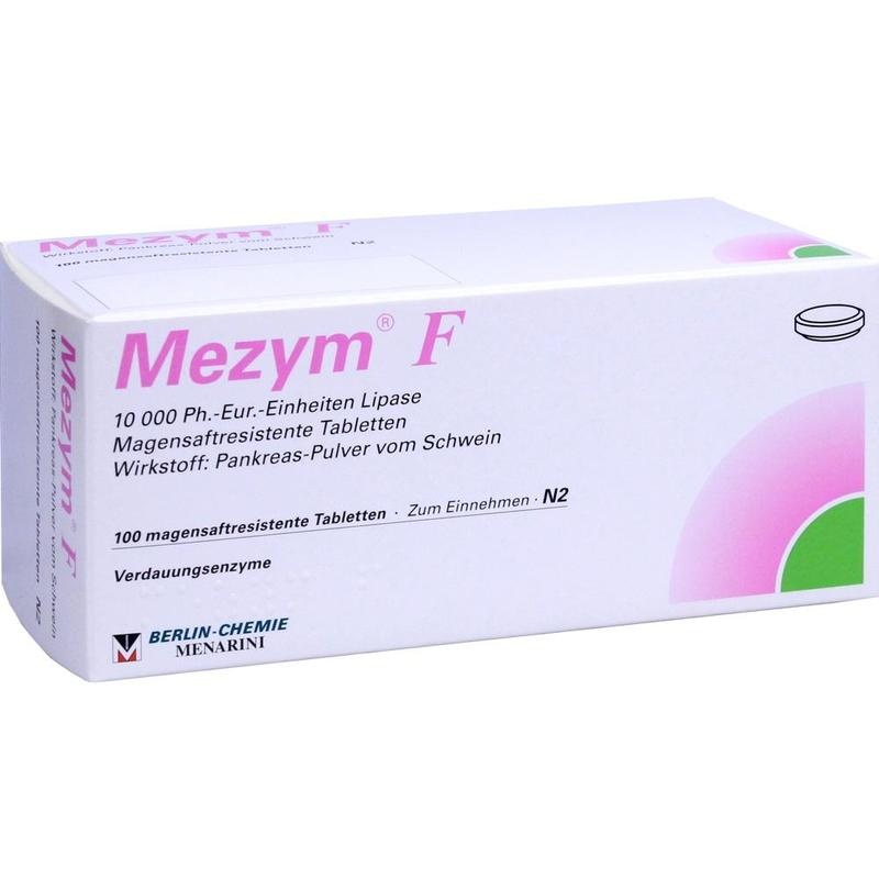 MEZYM F magensaftresistente Tabletten