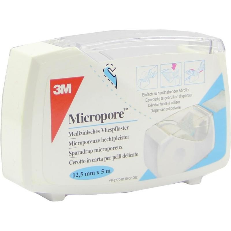 MICROPORE Vliespfl.1,25cmx5m m.Abr.1530NP-0SD