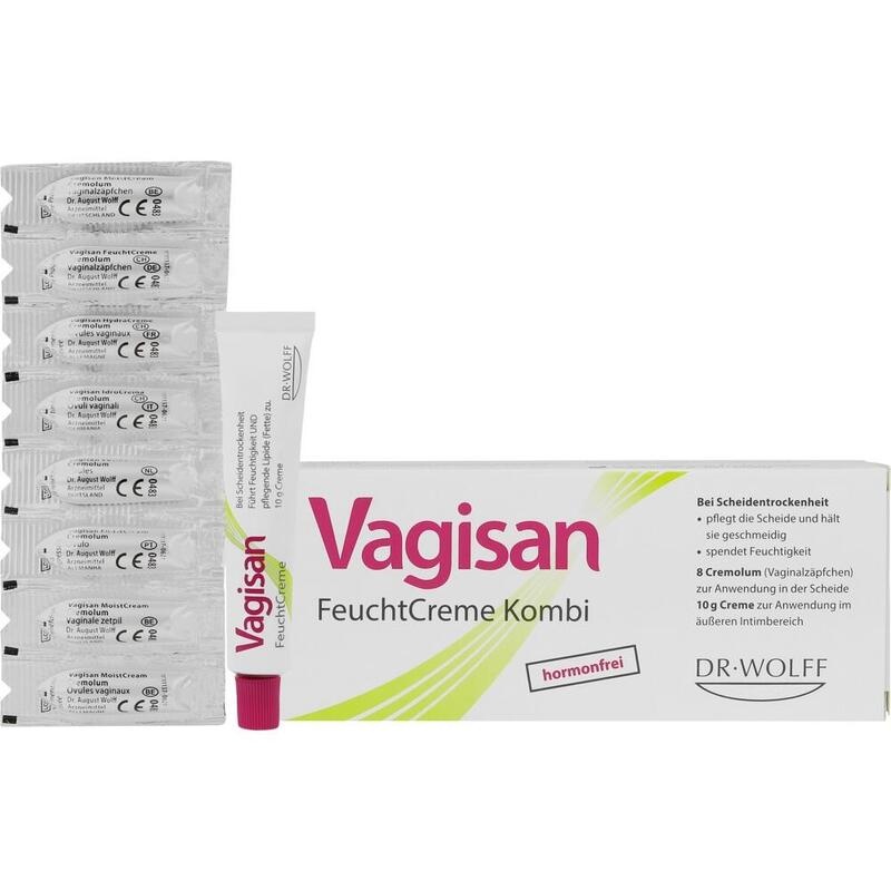 VAGISAN FeuchtCreme Kombi 8 Ovula+10 g Creme