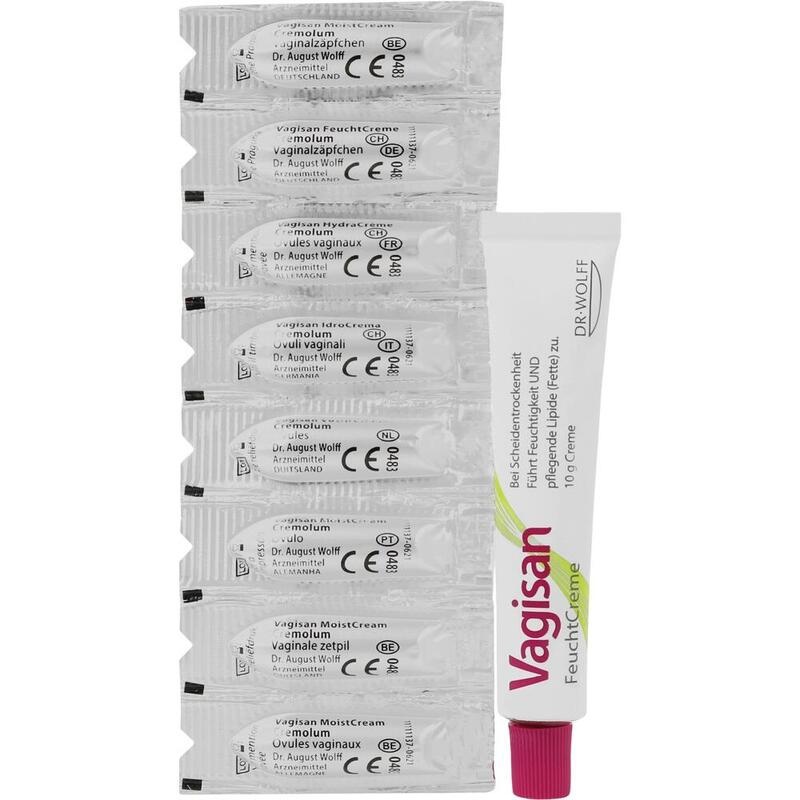 VAGISAN FeuchtCreme Kombi 8 Ovula+10 g Creme