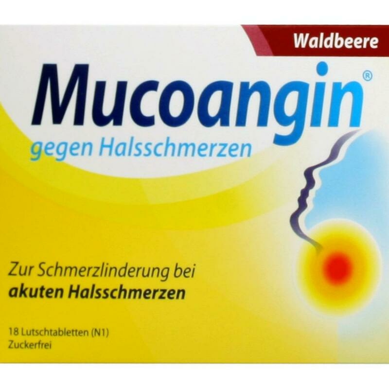 MUCOANGIN Waldbeere 20 mg Lutschtabletten