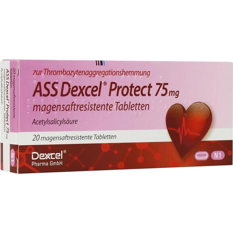 ASS Dexcel Protect 75 mg magensaftres.Tabletten