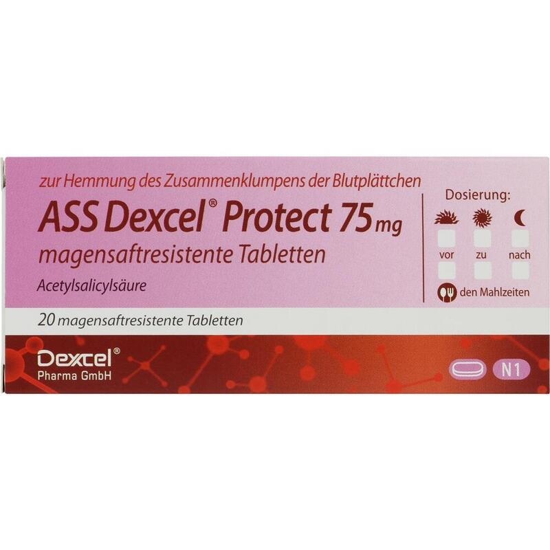 ASS Dexcel Protect 75 mg magensaftres.Tabletten