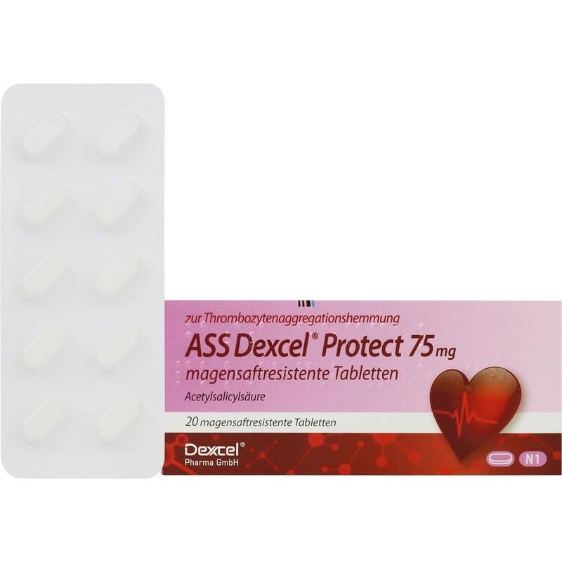 ASS Dexcel Protect 75 mg magensaftres.Tabletten