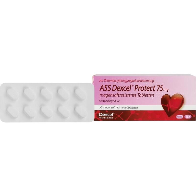 ASS Dexcel Protect 75 mg magensaftres.Tabletten