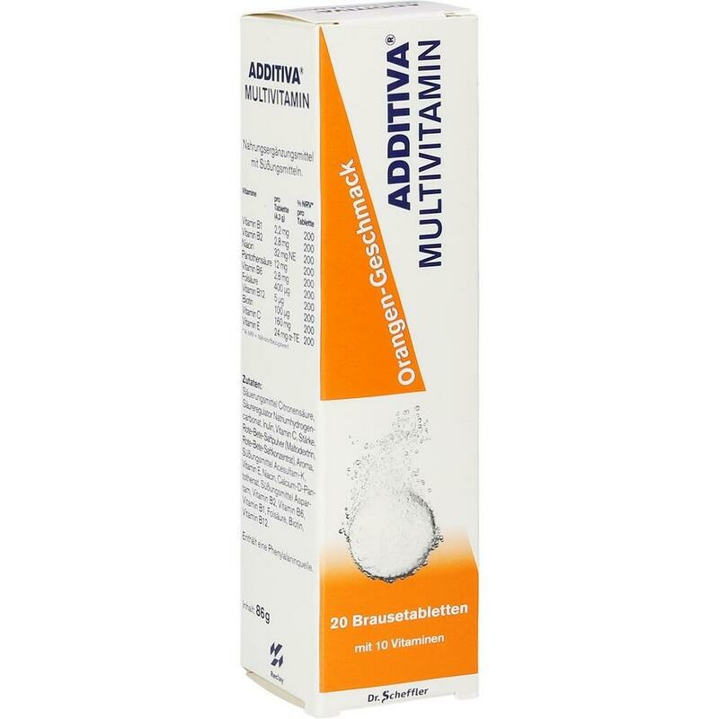 ADDITIVA Multivit.Orange R Brausetabletten
