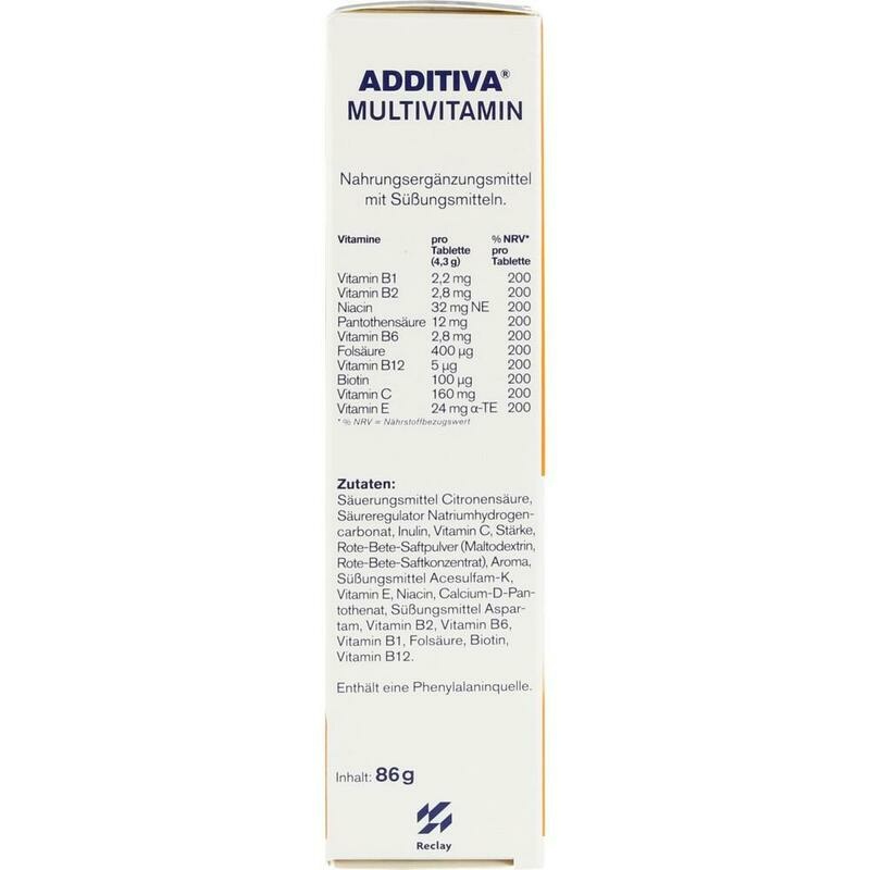 ADDITIVA Multivit.Orange R Brausetabletten