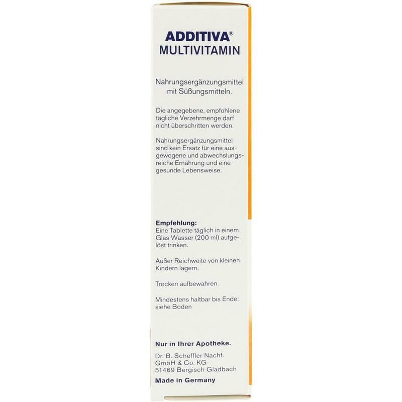ADDITIVA Multivit.Orange R Brausetabletten