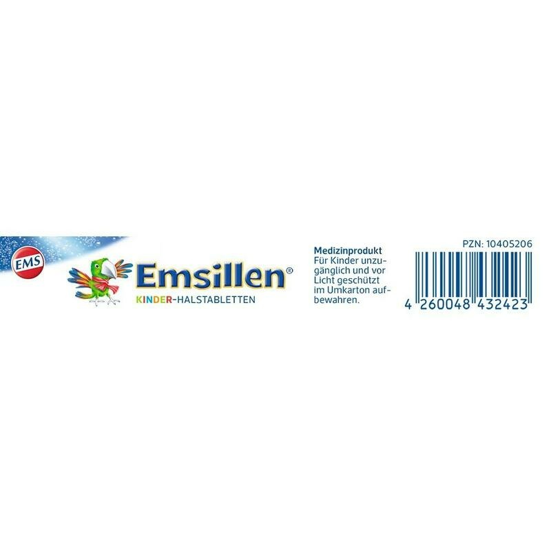 EMSILLEN Kinder Halstabletten Vanille
