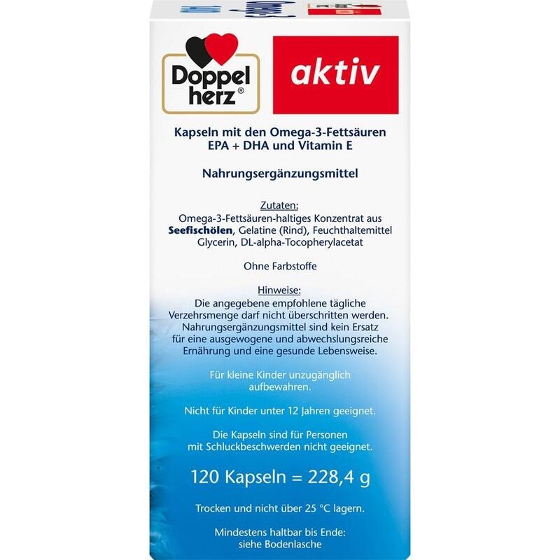 DOPPELHERZ Omega-3 1.400 Kapseln