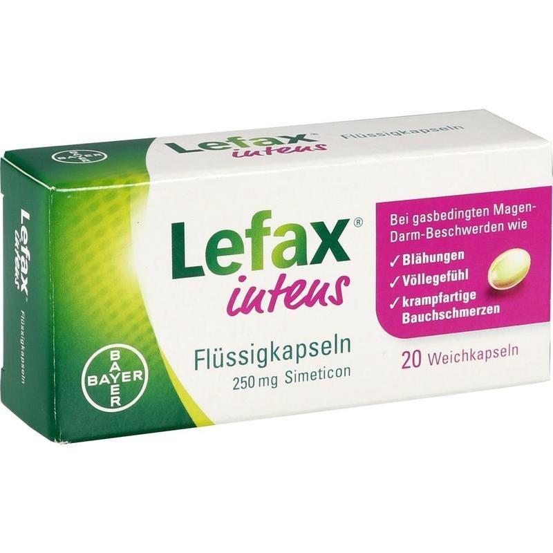 LEFAX intens Flüssigkapseln 250 mg Simeticon