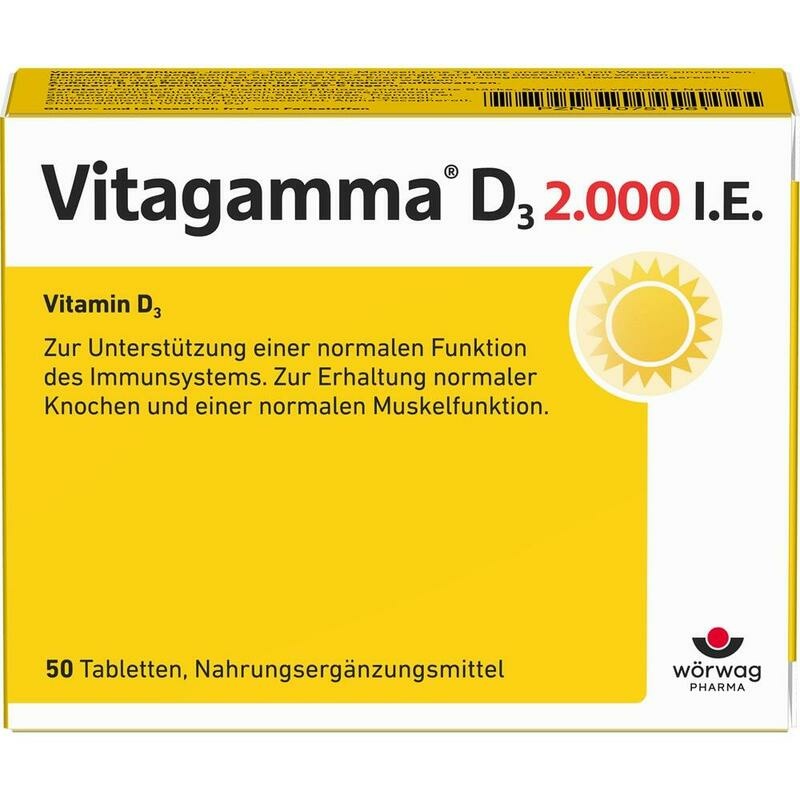 VITAGAMMA D3 2.000 I.E. Vitamin D3 NEM Tabletten