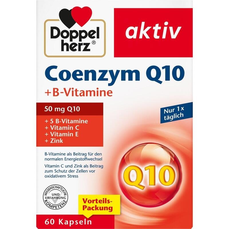 DOPPELHERZ Coenzym Q10+B Vitamine Kapseln
