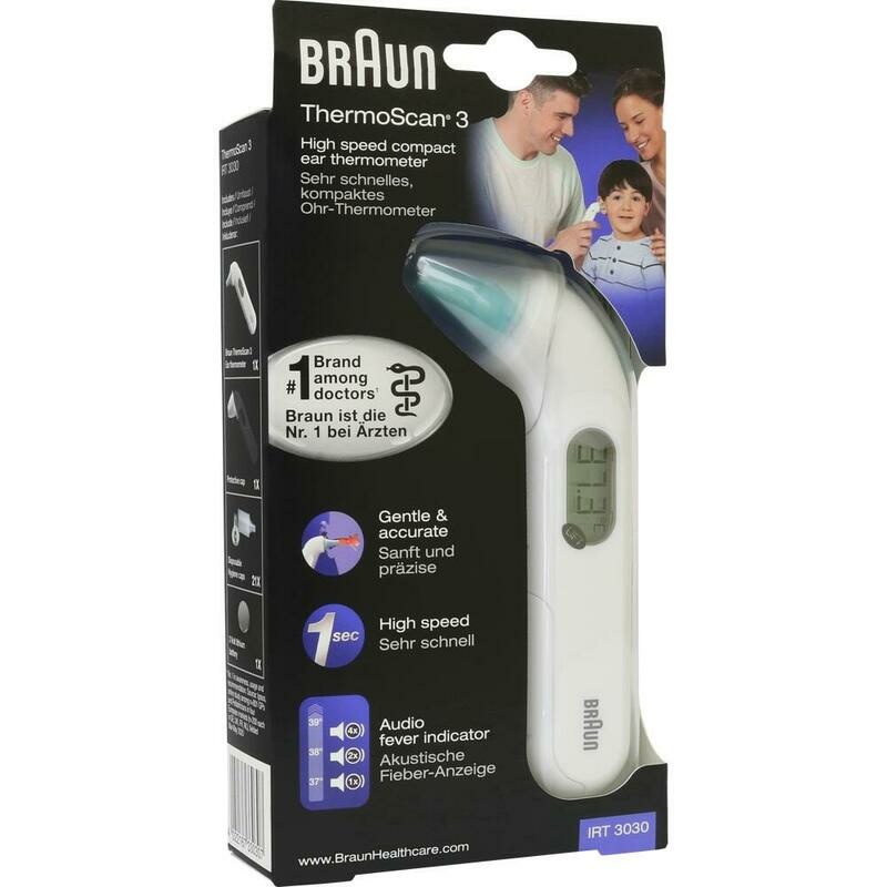 BRAUN THERMOSCAN 3 Infrarot-Ohrthermometer