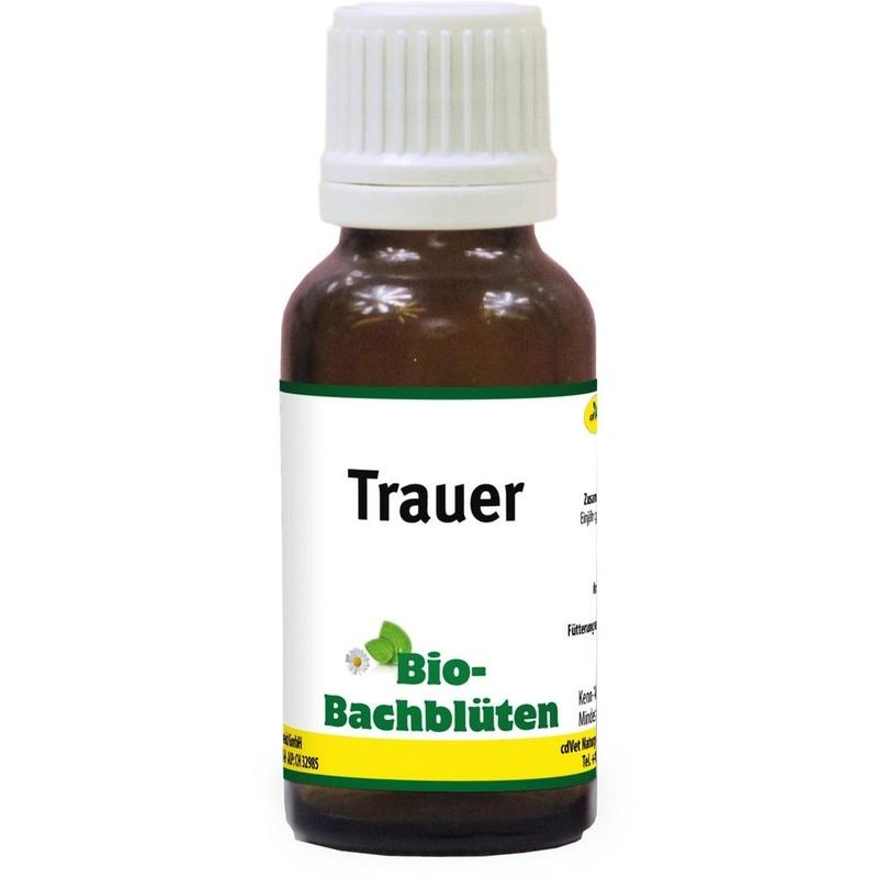 BIO BACHBLÜTEN Trauer Tropfen f.Hund/Katze/Pferd