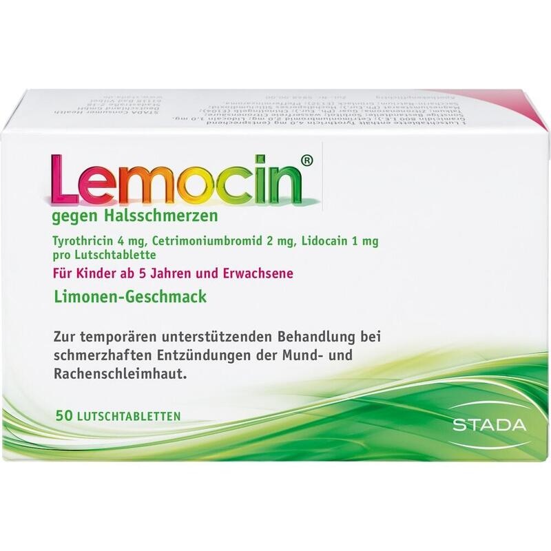 LEMOCIN gegen Halsschmerzen Lutschtabletten