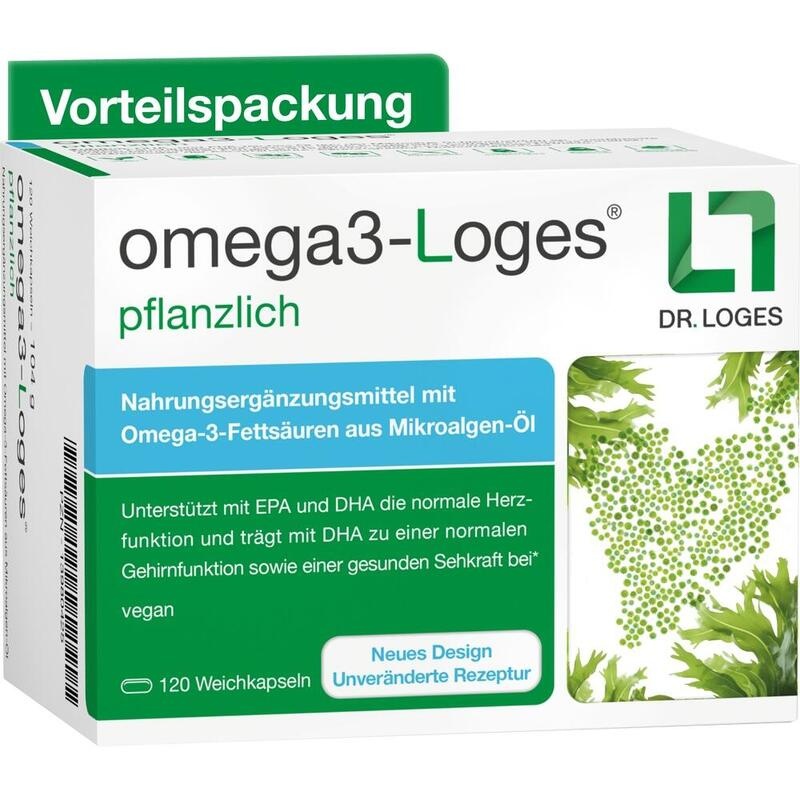 OMEGA3-LOGES pflanzlich Kapseln