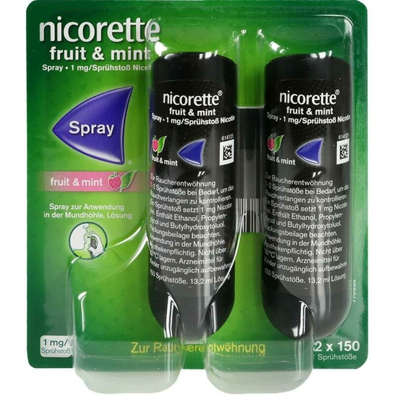 NICORETTE Fruit & Mint Spray 1 mg/Sprühstoß