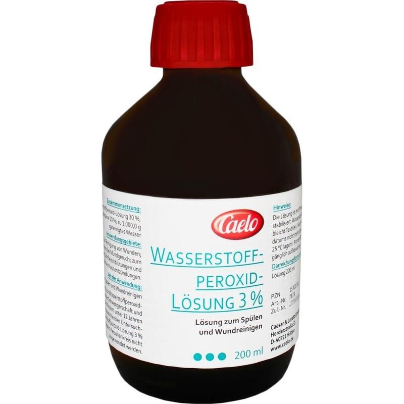 WASSERSTOFFPEROXID 3% Caelo Lsg.Standard Zul.