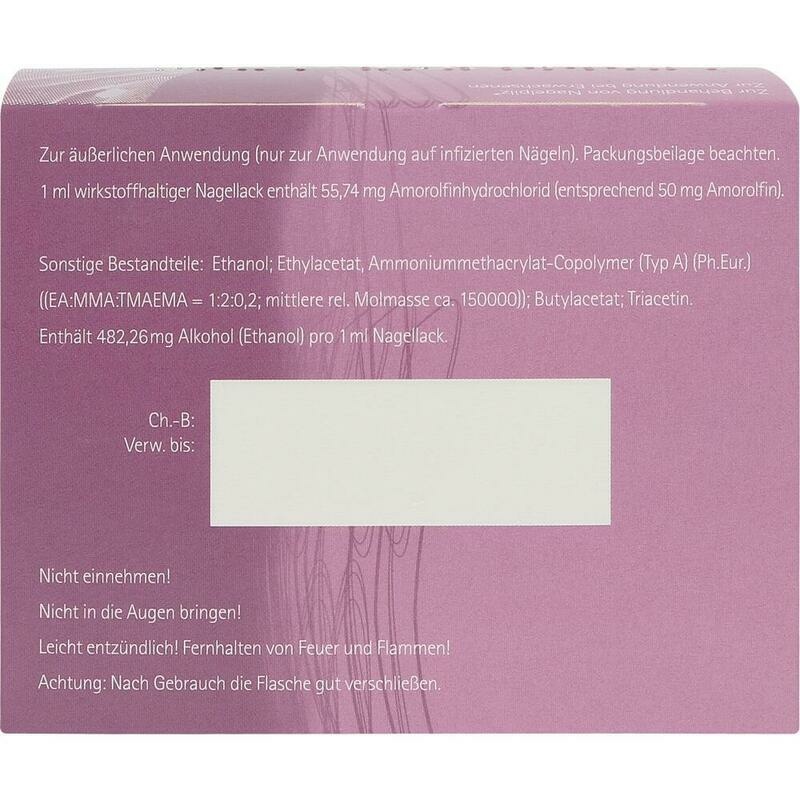 AMOROLFIN acis 50 mg/ml wirkstoffhalt.Nagellack