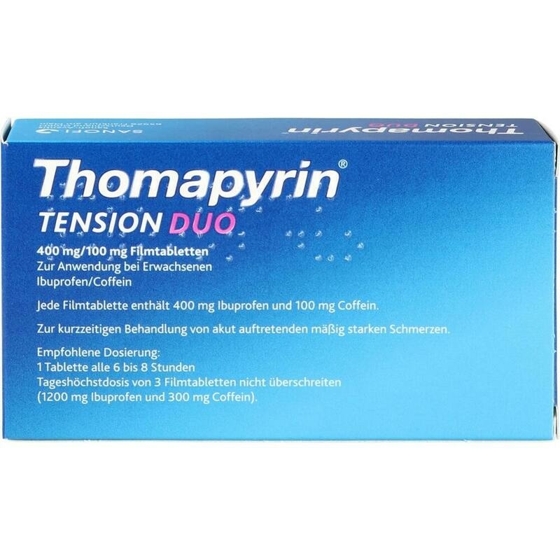 THOMAPYRIN TENSION DUO 400 mg/100 mg Filmtabletten
