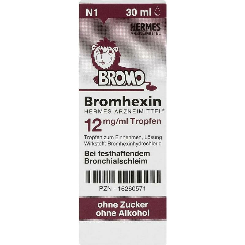 BROMHEXIN Hermes Arzneimittel 12 mg/ml Tropfen