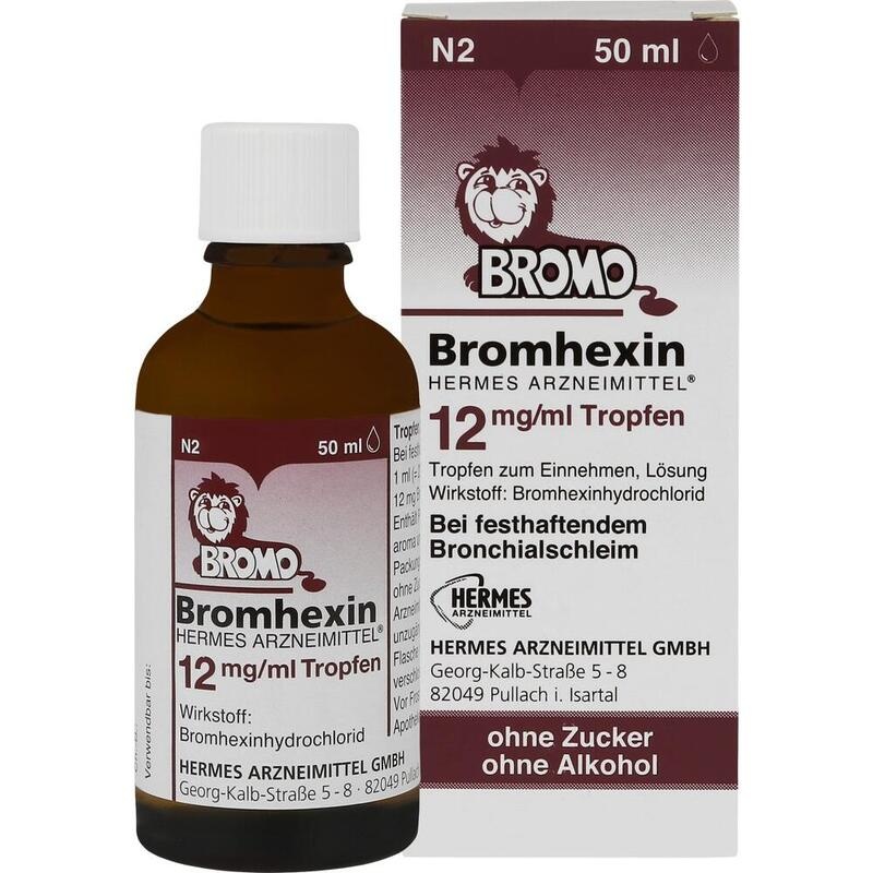 BROMHEXIN Hermes Arzneimittel 12 mg/ml Tropfen