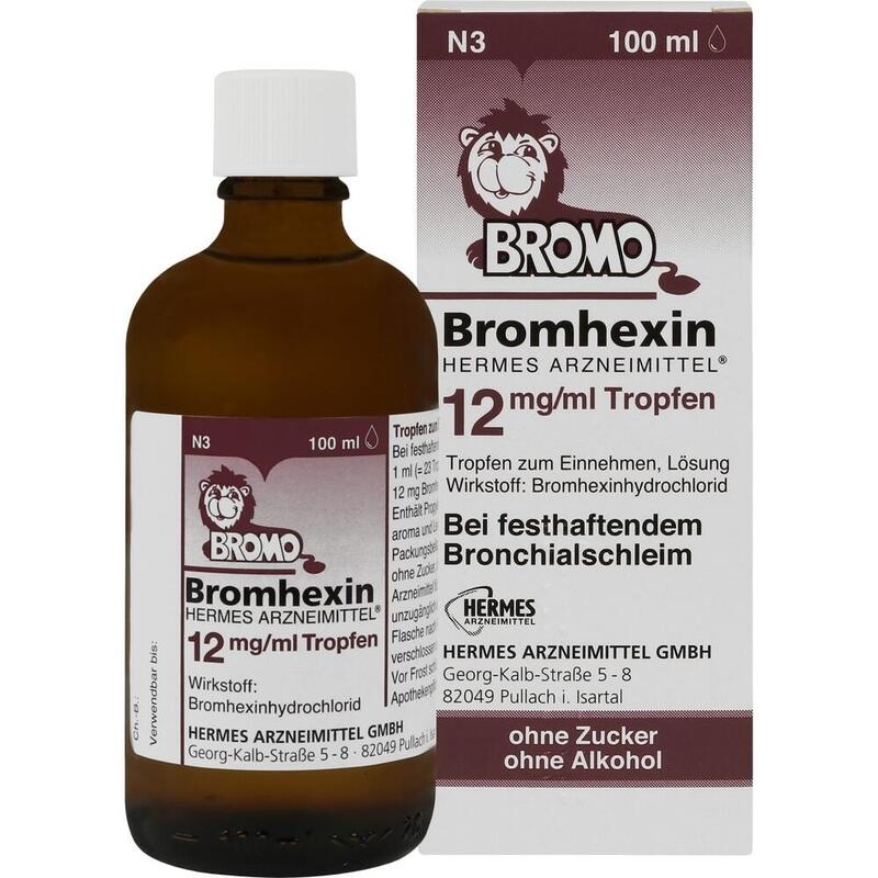 BROMHEXIN Hermes Arzneimittel 12 mg/ml Tropfen