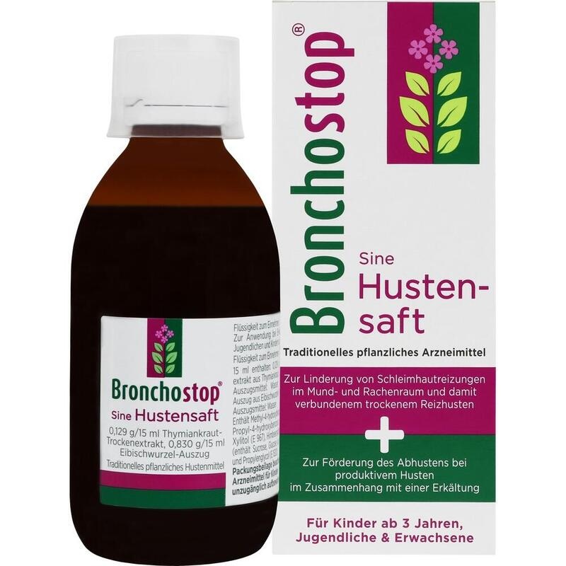 BRONCHOSTOP Sine Hustensaft
