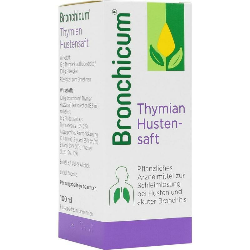 BRONCHICUM Thymian Hustensaft